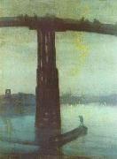 James Abbott Mcneill Whistler Nocturne painting
